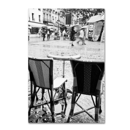 Yale Gurney 'Paris Cafe For 2' Canvas Art,16x24